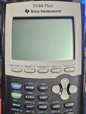 Texas Instruments Black TI-84 Plus Scientific Graphing Calculator with Cover.
